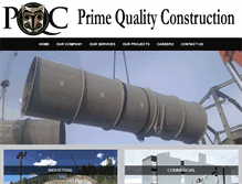 Tablet Screenshot of primequalityconstruction.com